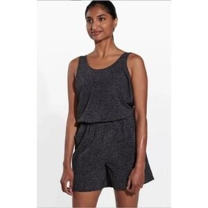 Merrell Sierra Romper‎ Women's Size Medium Black Gray Activewear Water Resistant